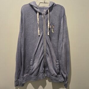 Disney Epcot Food‎ & Wine Festival 2018 Passholder Hoodie Ratatouille Blue XXL